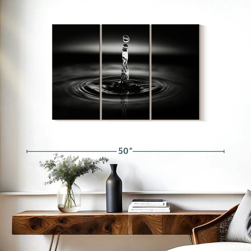 Kerrick Dramatic Water Drop, 24" H x 38" W