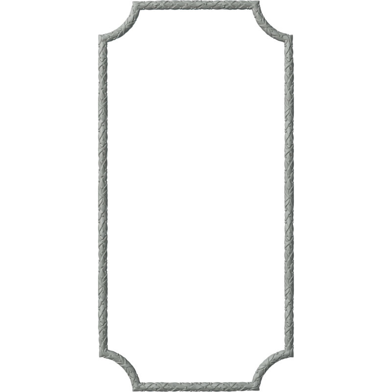 Ensemble de moulure pour panneau Dublin, L 24 po x H 48 po, Simple