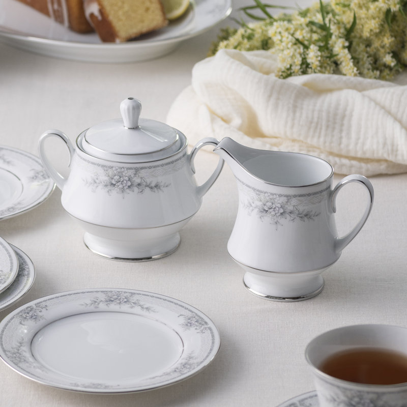 Ensemble sucrier et crémier Noritake Sweet Leilani