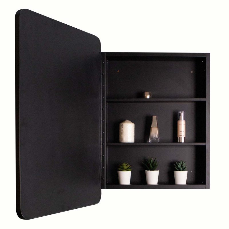 Kashten Steel Wall Bathroom Cabinet, 30"W x 24"L x 5"D