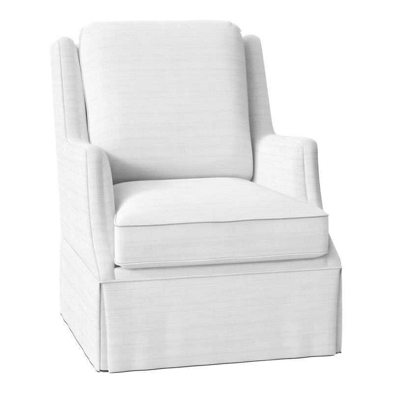 Savannah Swivel Wingback Chair, Perigold Ishi Blanca