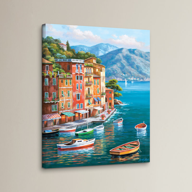 " Villagio Del Porto ", 24" H x 18" W x 2" D
