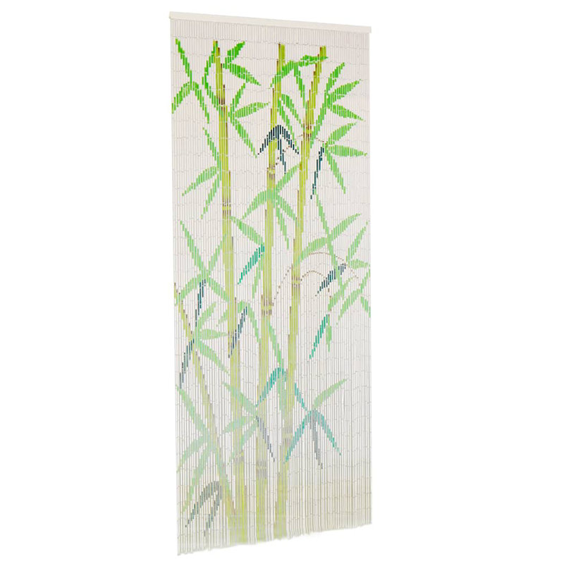 vidaXL Insect Door Curtain Bamboo 35.4"x78.7", Bamboo, 35.43" W x 78.74" L
