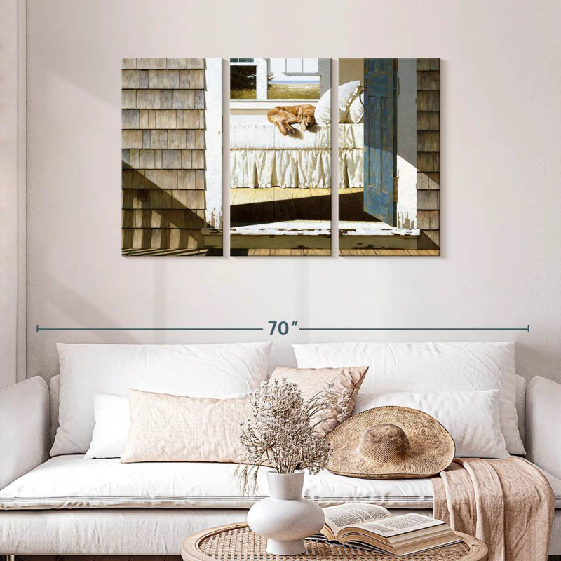Lilie Beach House Dog, H 28 po x l 45 po