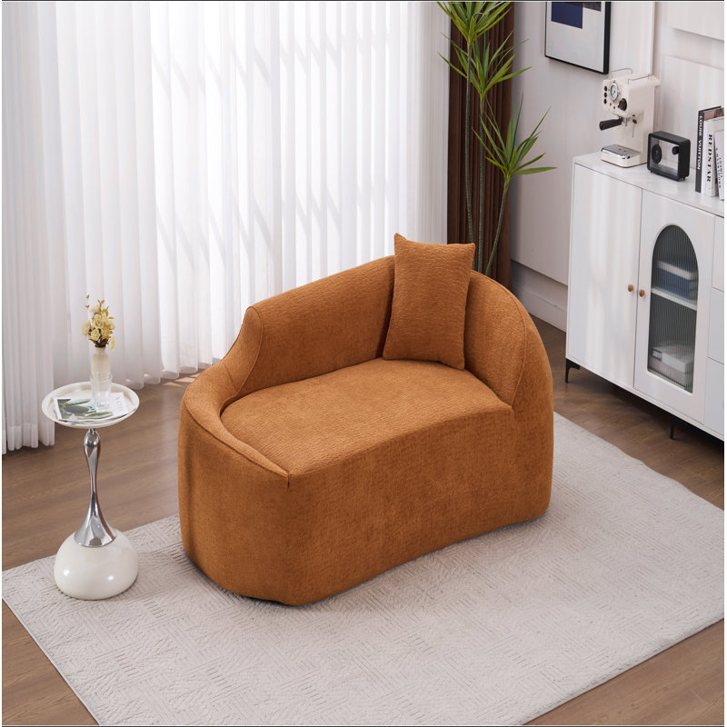 Chaise longue longue à compression Compression, Orange
