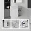 Ensemble de meuble-lavabo mural 21 po avec lavabo et portes à fermeture en douceur pour petites salles de bain-133397014