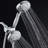 3-Way Luxury Shower System: 48-Mode Rain & Handheld Heads, 6Ft Stainless Hose