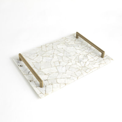 Gypsum Tray W/Brass Handles