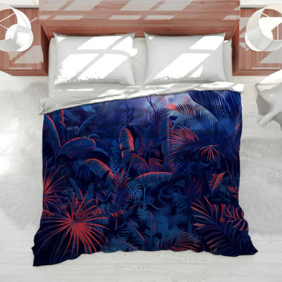 Jungle Twilight Nature Cotton Blend Comforter
