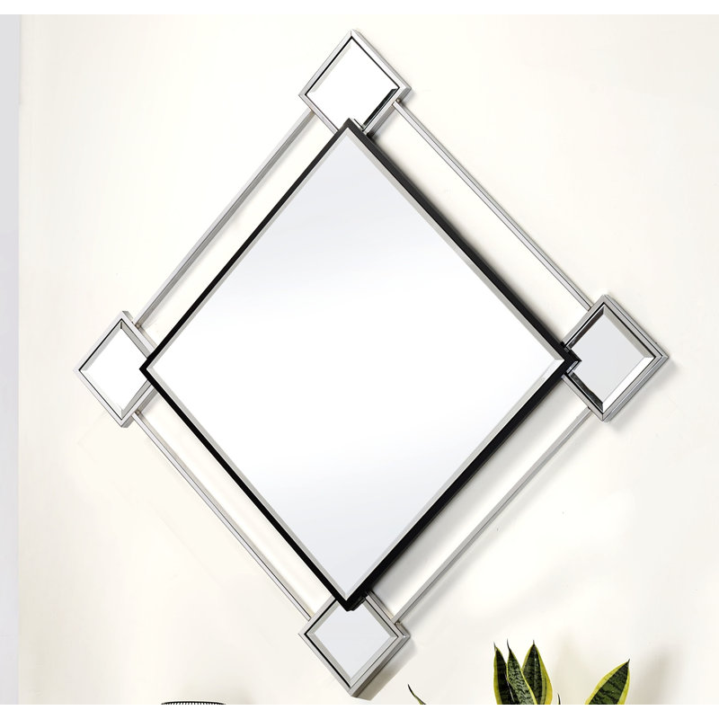 Hohenstein Metal Flat Wall Mirror