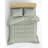Luxurious Sage Green Ranforce Quilt Cover Set, 79 x 79 inches | 100% Cotton, Soft & Breathable, Includes 2 Pillowcases | Machine Washable, Reactive Printing, Button Closure for Cozy Bedrooms-120770399-120770401