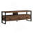 Celestina 60-inch TV Stand with a rustic brown reclaimed look, 58.89'' W X 15.34'' D X 21.57'' H-1126938943