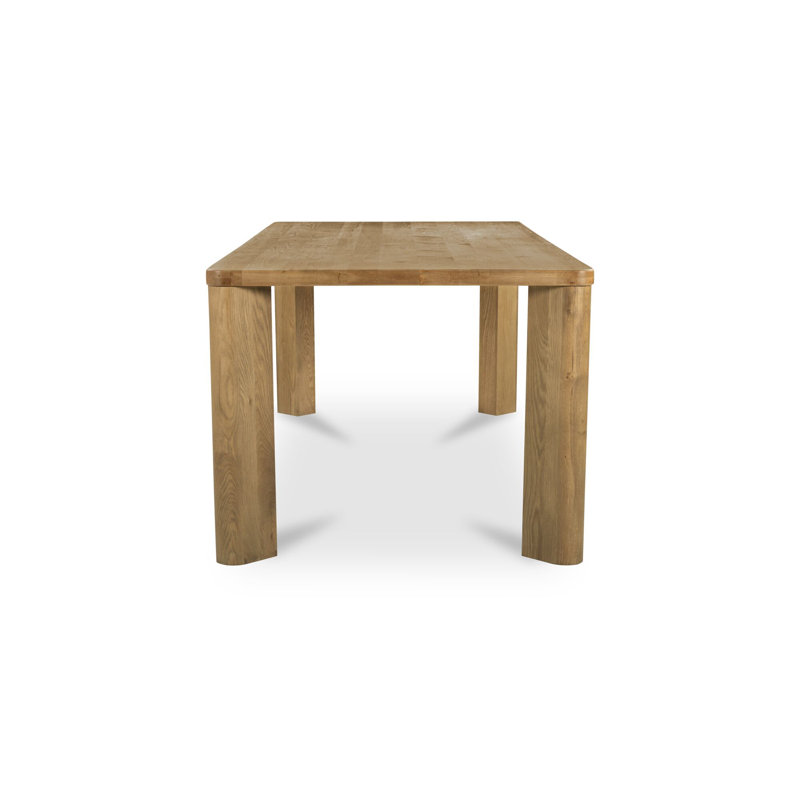 Segment Solid Oak Dining Table, 30" H x 72" L x 39" W