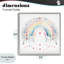 Arc-en-ciel avec cœurs suspendus, estampe numérique, design by Creative Studio-949684040-949684041
