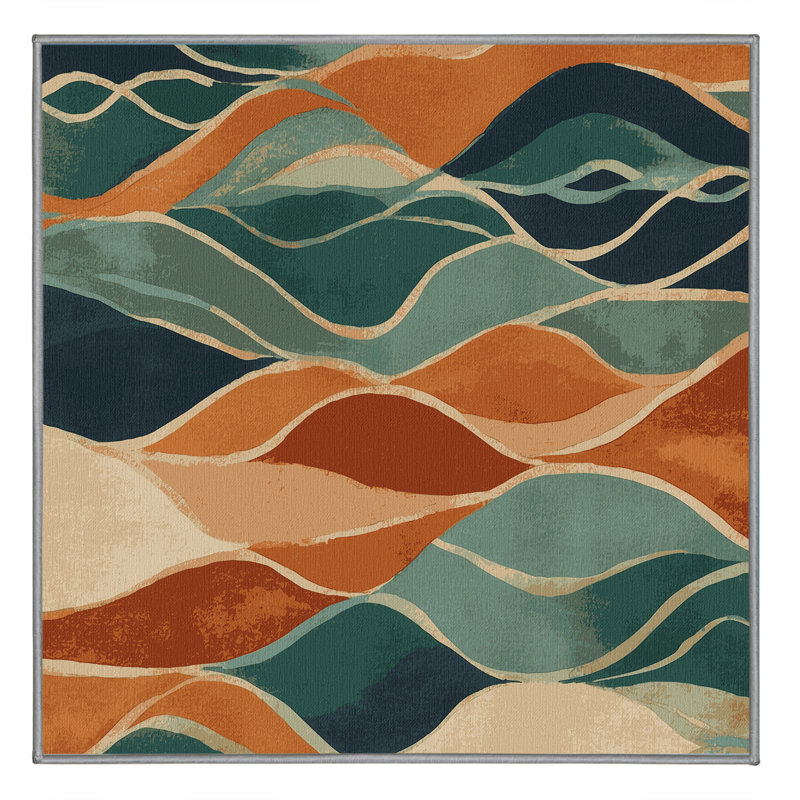 Tapis Woodland Whispers, Carré 4 pi