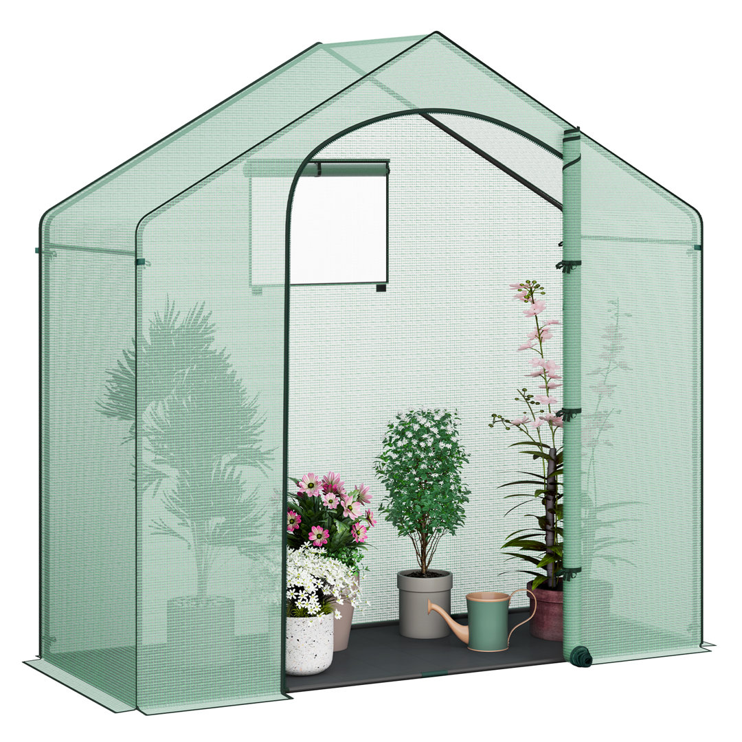 7 Ft W x 3 Ft D Walk-In Greenhouse