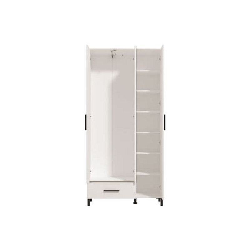 3 Door Manufactured Wood Wardrobe