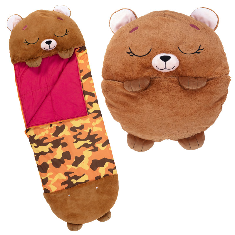 Happy Nappers: oreiller et sac endormi: Benny l'ours, L 54 po x P 20 po