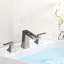 Chute d'eau 8 po Robinet pour salle de bain à poignée double en acier inoxydable-103539576