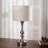 Labriola 20.7" Silver Table Lamp with USB