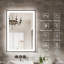 Miroir de salle de bain 48 "sans cadre à DEL 48", miroir intelligent-130482610