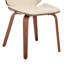 Chaise de salle à manger en similicuir Rohail avec siège légèrement incurvé-1142506667-1083681608-1083681615