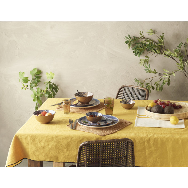 Jordy Tablecloth, 170cm W x 170cm L, Grey