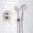 Circular Wall Mounted with Rough-In Valve-74877370