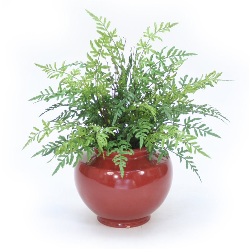 Usine de fleurs artificielle 25,5" en pot