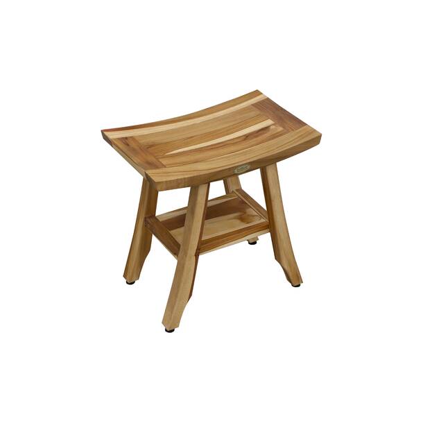 TeakCraft 24'' W Teak Shower Bench & Reviews | Wayfair