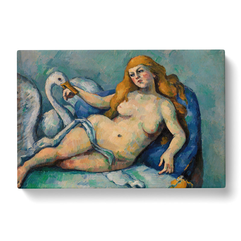 Leda and the Swan by Paul Cezanne - Wrapped Canvas, 50cm H x 76cm W x 3cm D