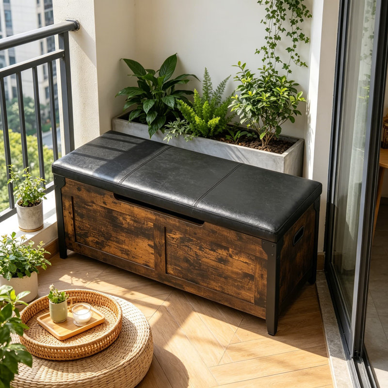 Banc de rangement Retro