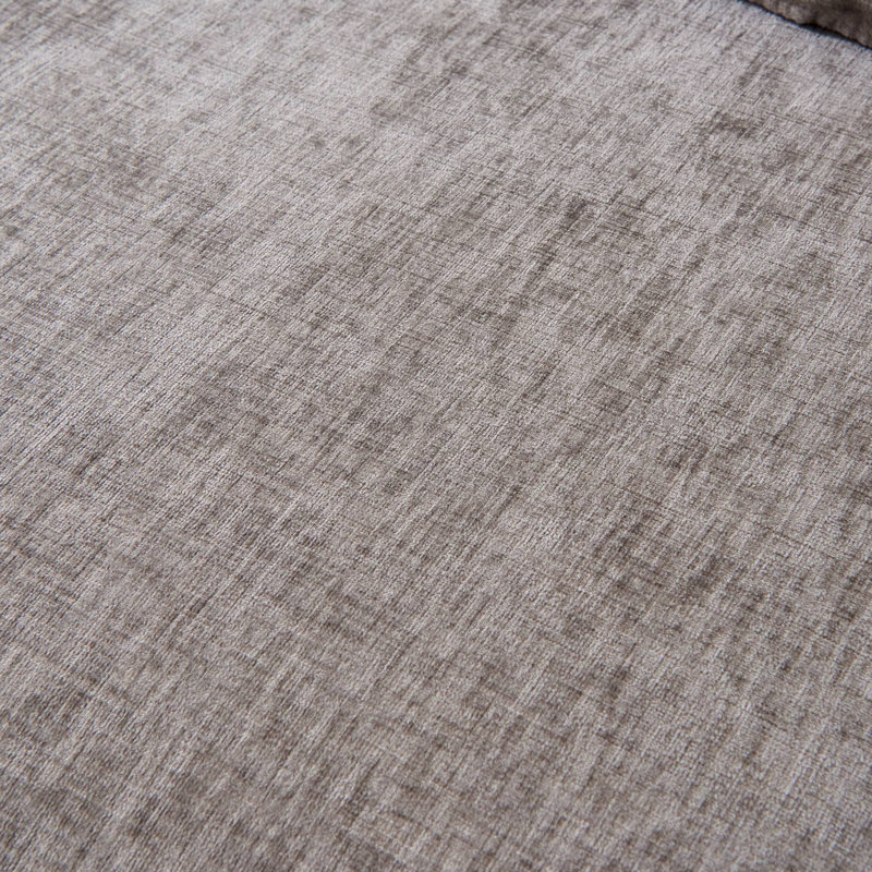 Canapés en chenille de qualité supérieure gris, design moderne incurvé pour une vie compacte