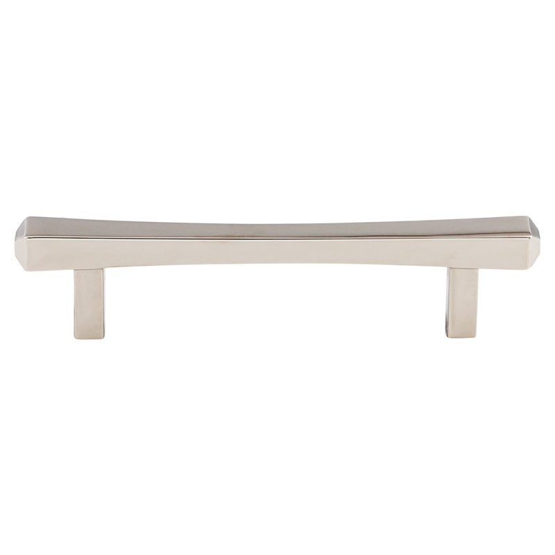 Juliet Bar pull, Polished Nickel, 3 3/4" Center to Center