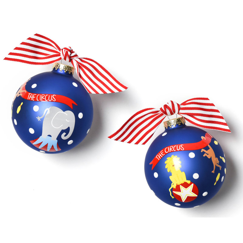 3.94'' Glass People Ball Ornament