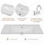 Lavabo de salle de bain blanc 18,03 Wenty