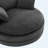57.5" 360° Swivel Barrel Chair With Dual-Layer Cushion & 3 Removable Pillows-461664549