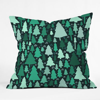 Coussin intérieur/extérieur sauvage et bois