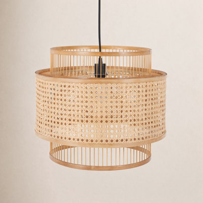 Hickerson 1 - Light Brown/Black Shaded Pendant