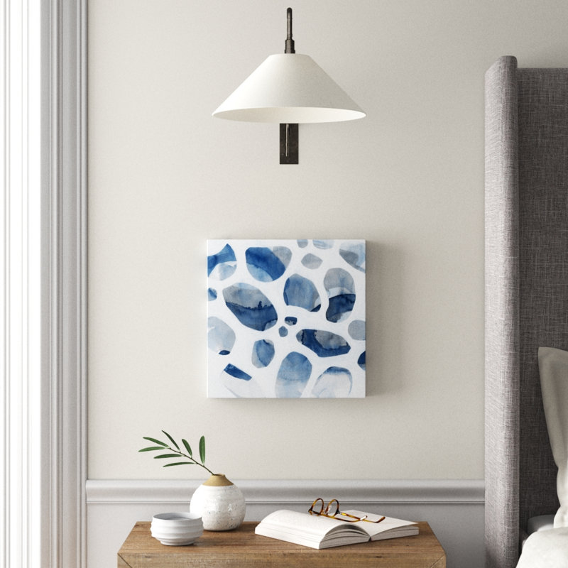 Lacuna I, peinture sur toile, H 16 po x l 16 po x P 1 po, Toile tendue