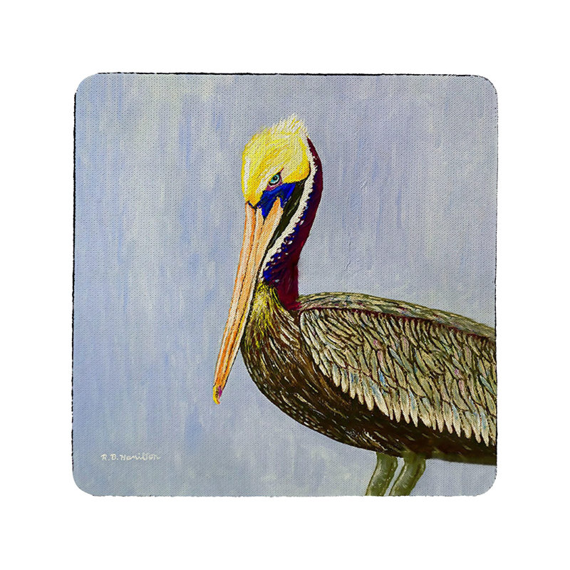 Ensemble de 4 sous-verres Pelican Portrait