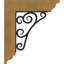Support lisse en fer 3 po x l 3 1/2 po x P 9 1/2 po x H 12 po Tristan-108925031-108920644