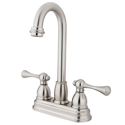 Kingston Brass Vintage Two-Handle 2-Hole Deck Mount Bar Faucet