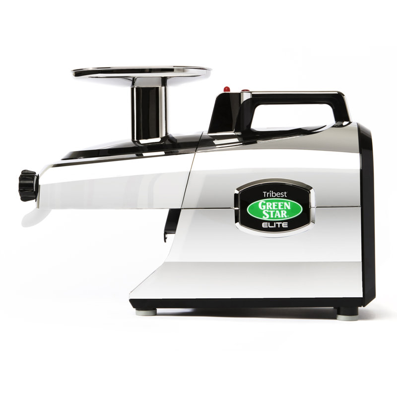 Tribest Greenstar® 200 Watt Electric Slow Masticating & Cold Press Juicer, Chrome