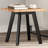  Table Top Square Solid Wood Acacia-845678002