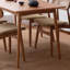 Simple cherry solid wood rectangular dining table-1579765860