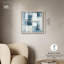Art abstrait bleu déconstruit «I Shadowbox» par Art Remedy-115130420-115130427
