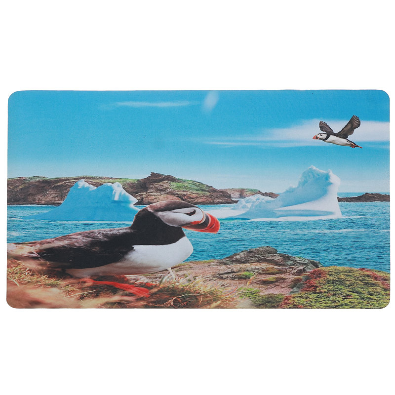 Puffin imprimé en caoutchouc