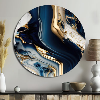 Berlare - Abstract Round Metal Art