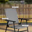 Folding Patio Dining Armchair with Cushion
